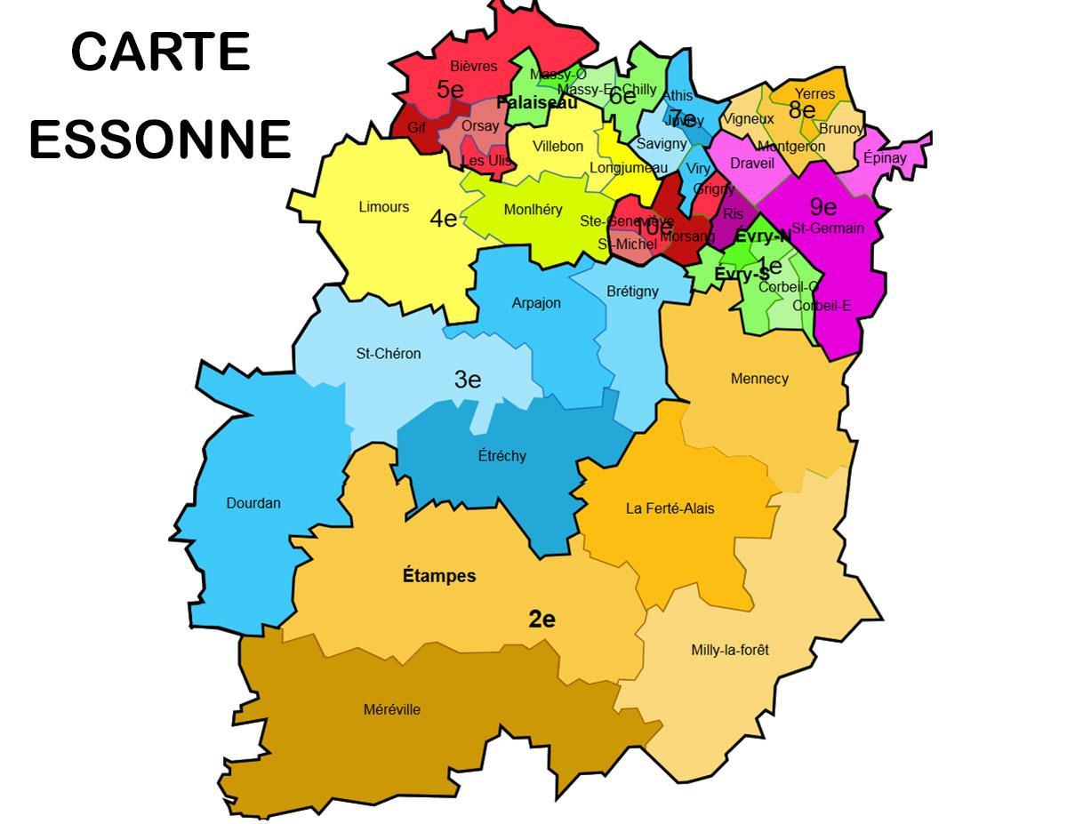 Essonne haritası
