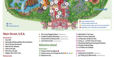 Disneyland Paris haritası