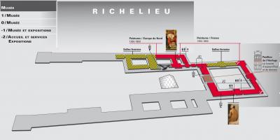 Louvre Müzesi Seviye haritası 2