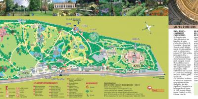 Parc de Bagatelle haritası