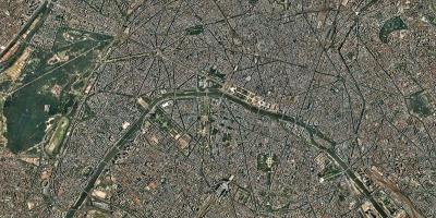 Uydu Paris haritası