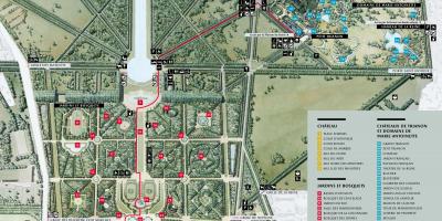 Versailles Sarayı haritası
