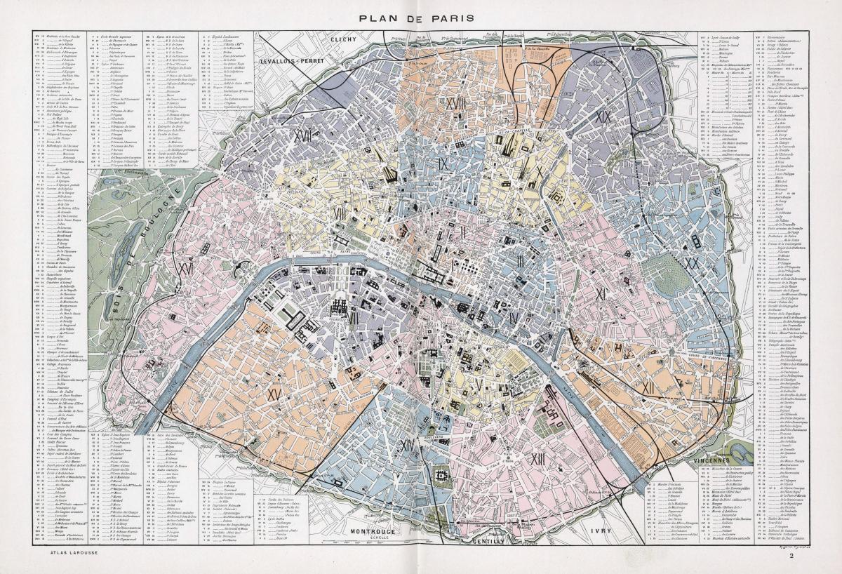 1900 Paris haritası