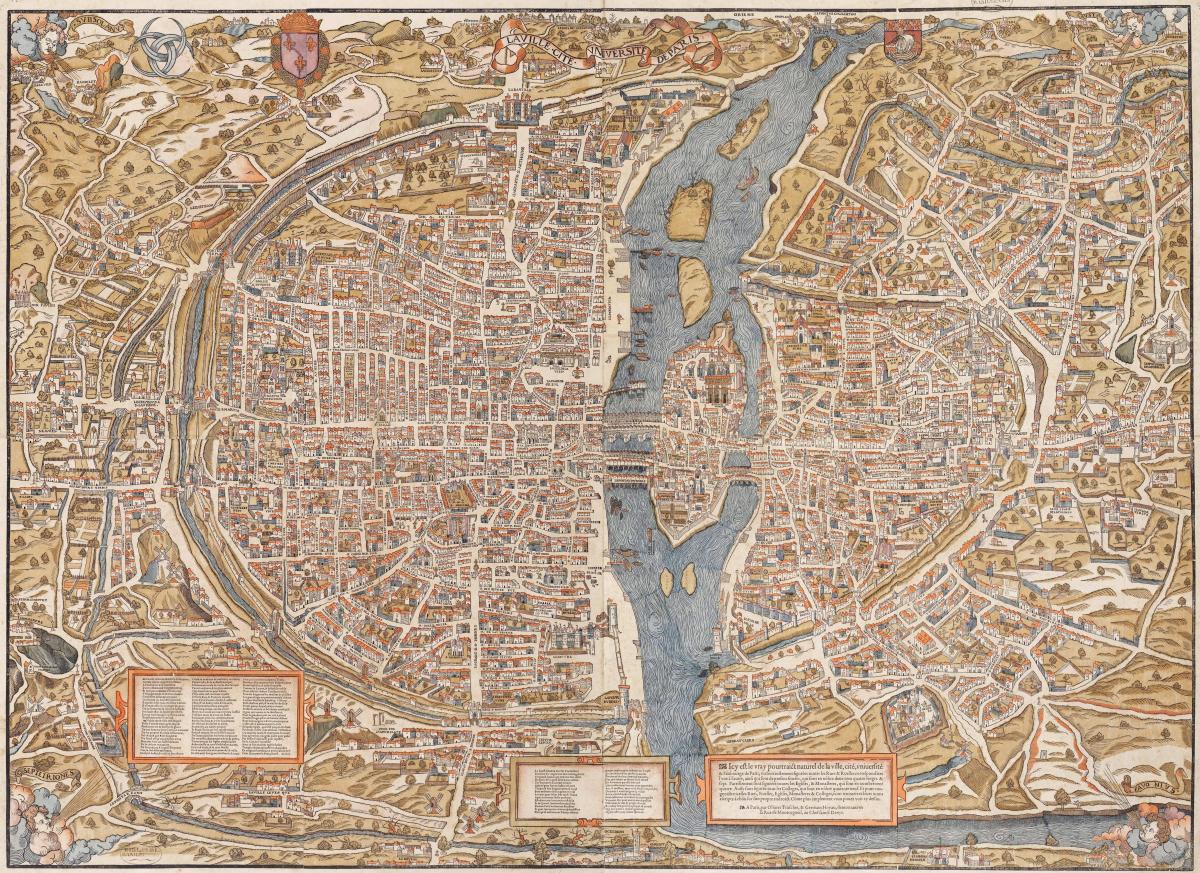 Eski Paris haritası