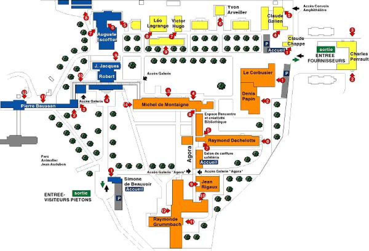 Georges haritası-Clemenceau Hastanesi