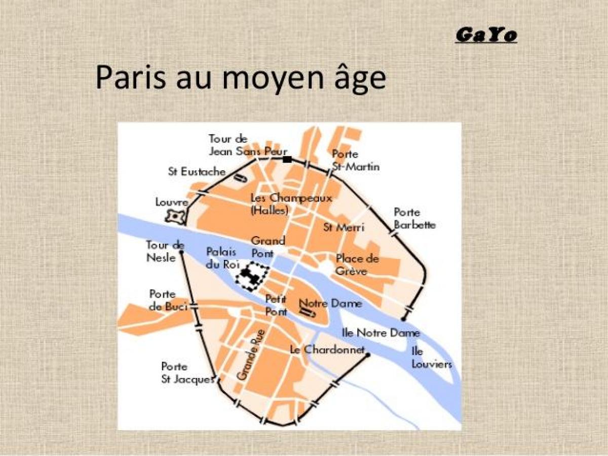 Paris'in Orta çağda göster