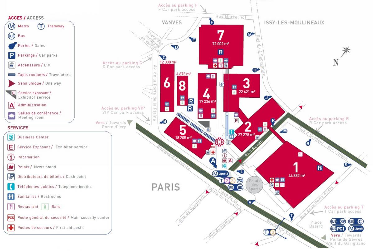 Paris haritası expo