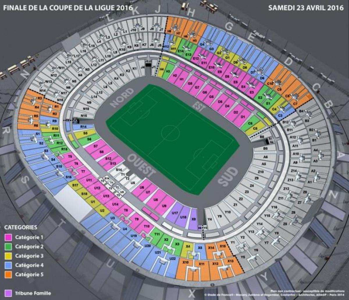 Stade de France Futbol haritası