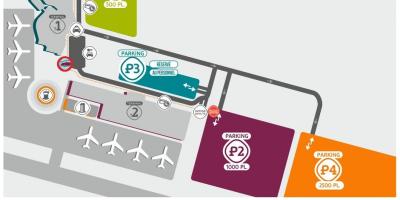 Beauvais havaalanı Park haritası