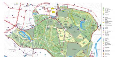 Bois de Vincennes haritası