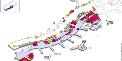 2A CDG haritası havaalanı terminal
