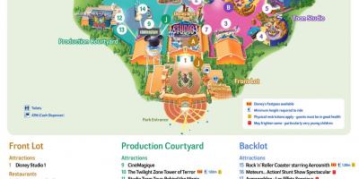 Disney Stüdyoları harita