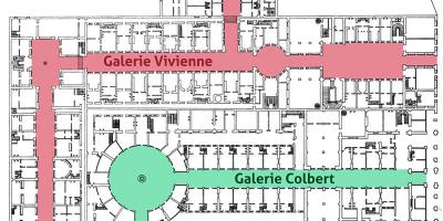 Galerie Vivienne haritası