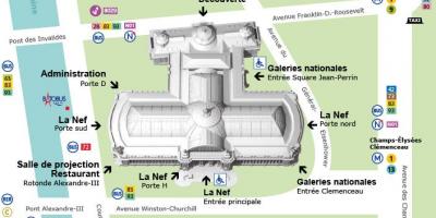 Grand Palais haritası