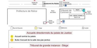 Palais de Justice göster Paris