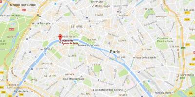 Paris haritası kanalizasyon