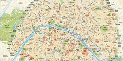 Paris Sokakları haritası